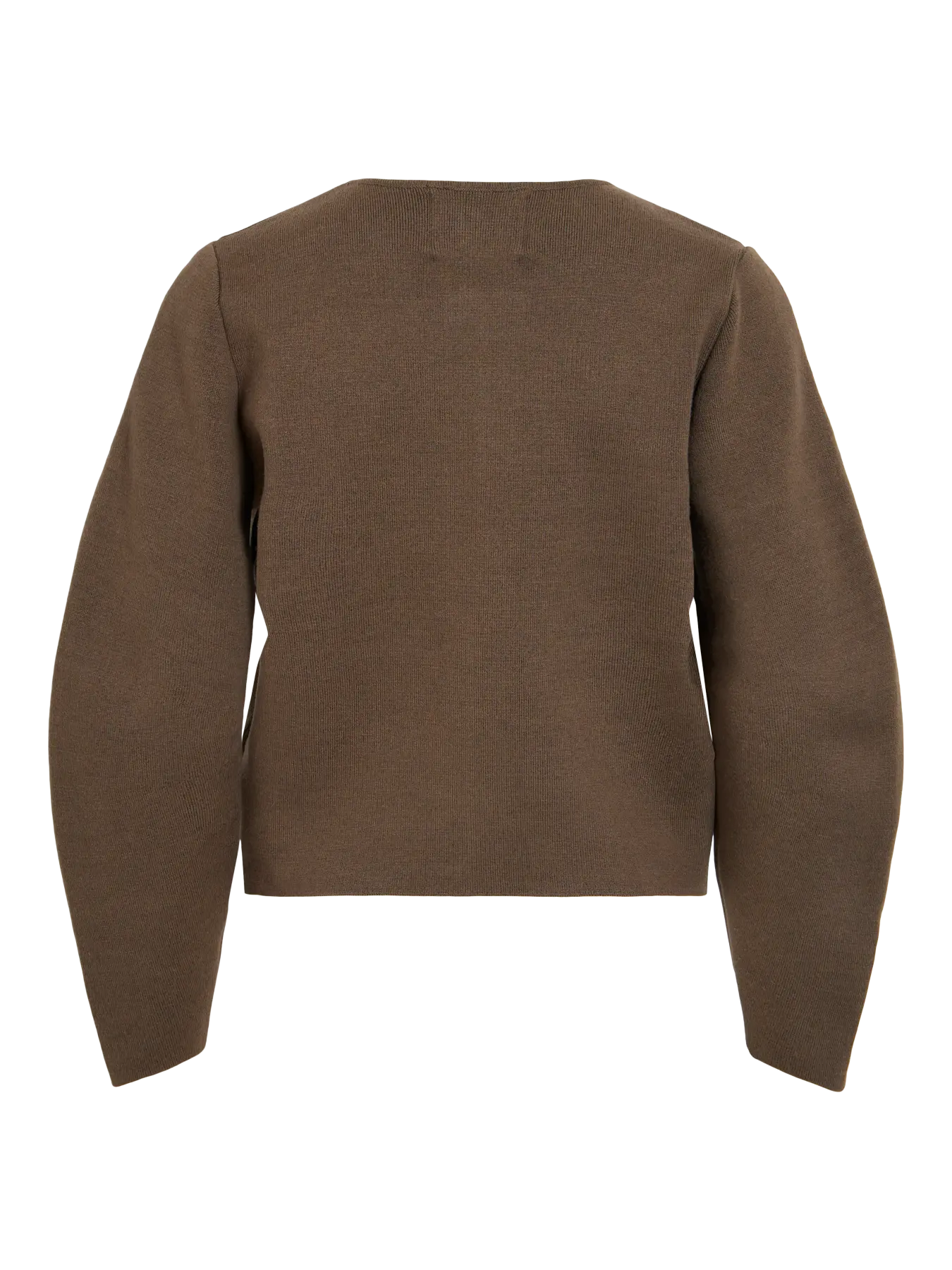 ROUGE EDIT ZIP CARDIGAN BROWN