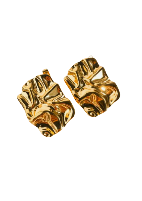 BONNIE STUDIOS BROKEN SQUARE EARRINGS