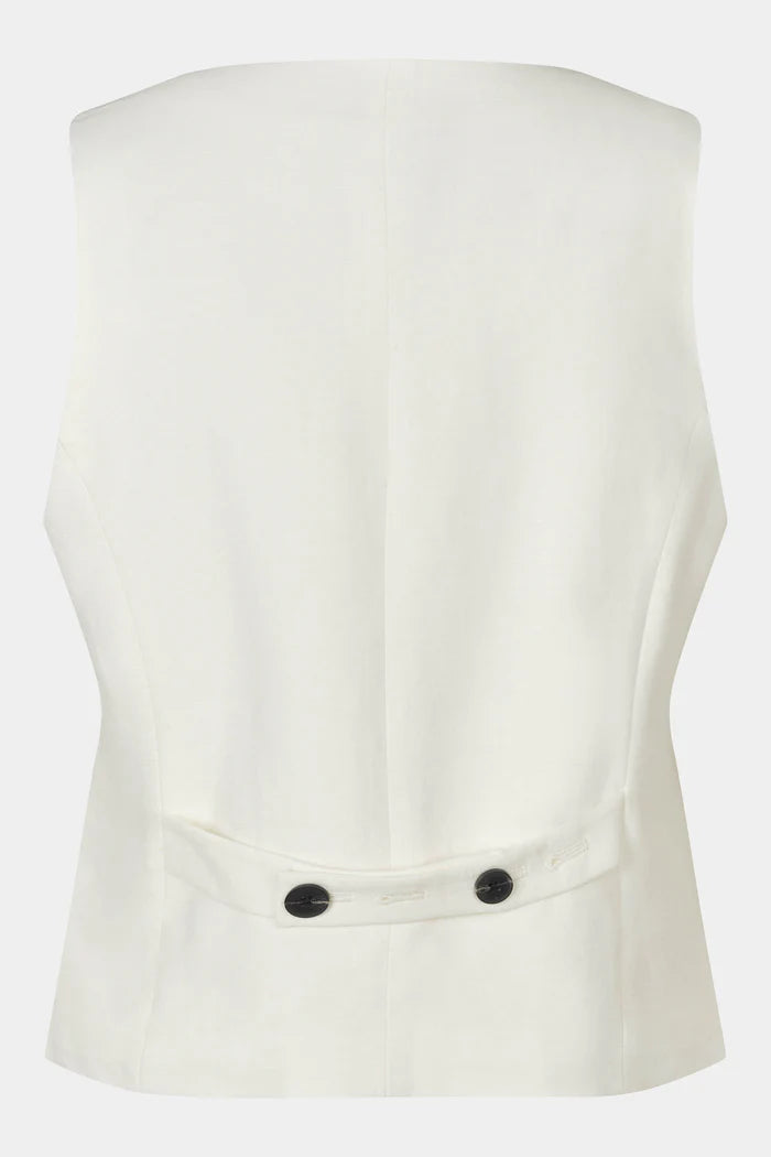SECOND FEMALE LINO WAISTCOAT OFF-WHITE - S. LABELS