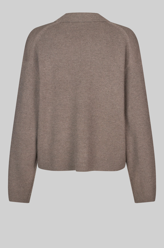 SECOND FEMALE PULLOVER COLADA MOREL TAUPE - S. LABELS