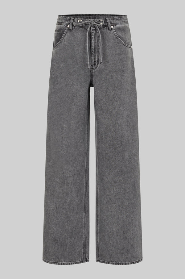 SECOND FEMALE IRVIN DENIM JEANS DARK GREY