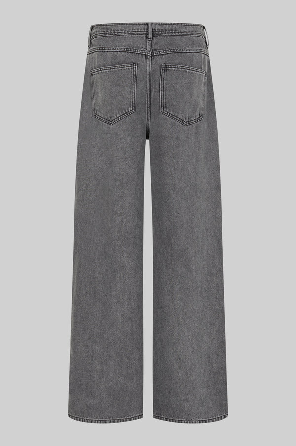 SECOND FEMALE IRVIN DENIM JEANS DARK GREY