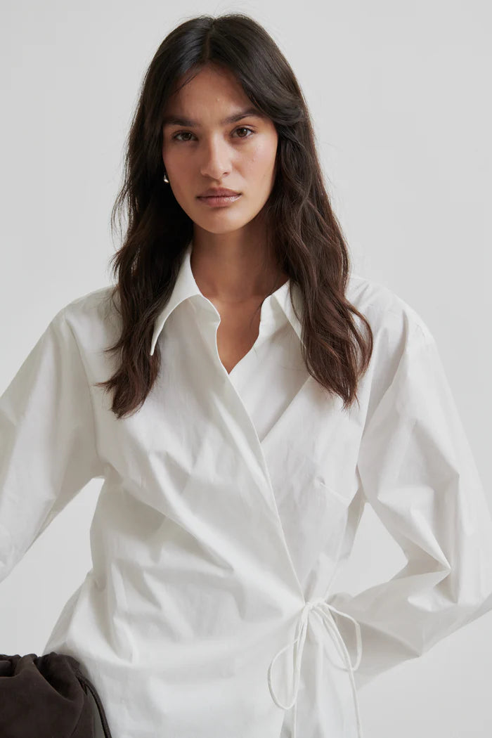 SECOND FEMALE NOOVA WRAP BLOUSE WIT