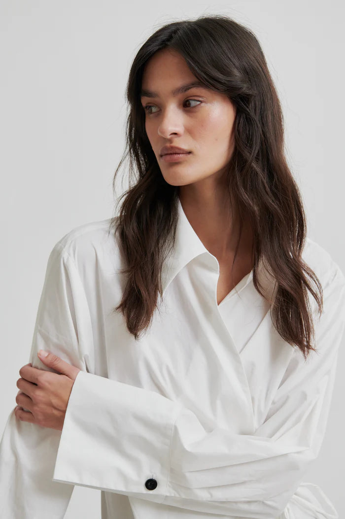 SECOND FEMALE NOOVA WRAP BLOUSE WIT