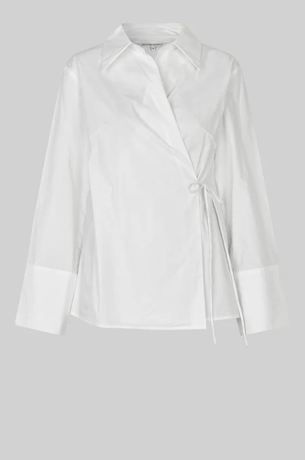 SECOND FEMALE NOOVA WRAP BLOUSE WIT