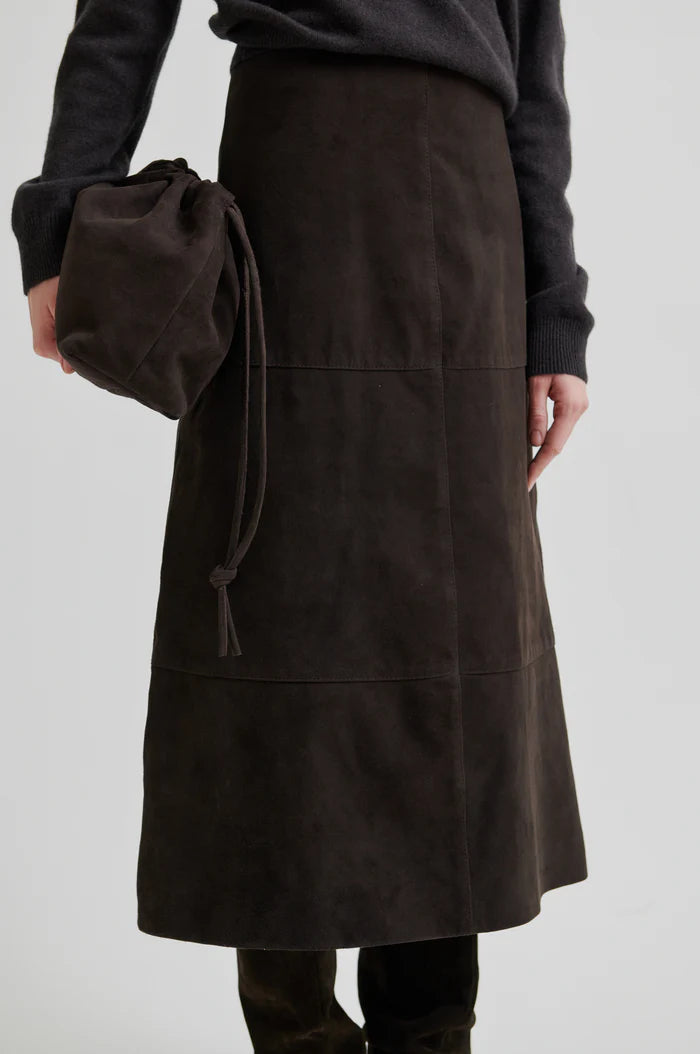 SECOND FEMALE NOORMIE SUEDE MAXI SKIRT