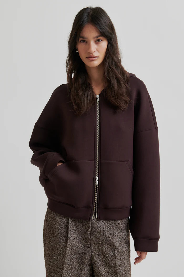 SECOND FEMALE NORTH HOODIE CHOCOLATE PLUM
