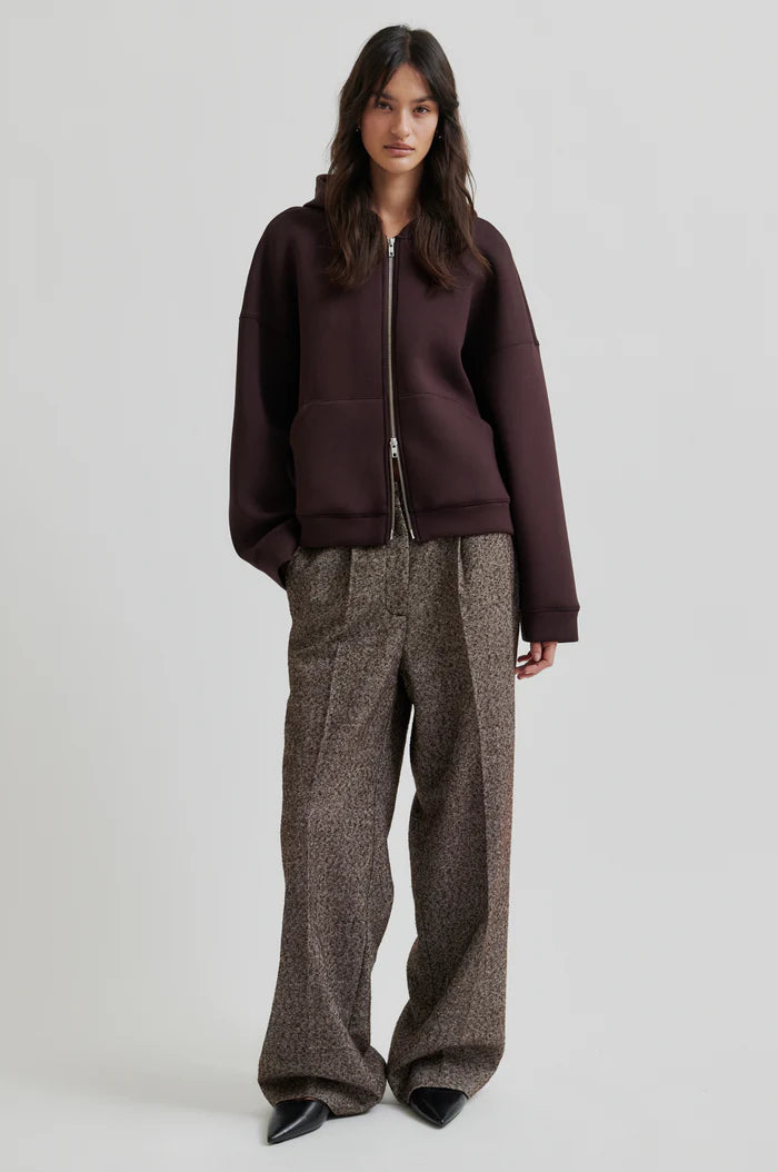 SECOND FEMALE NORTH HOODIE CHOCOLATE PLUM