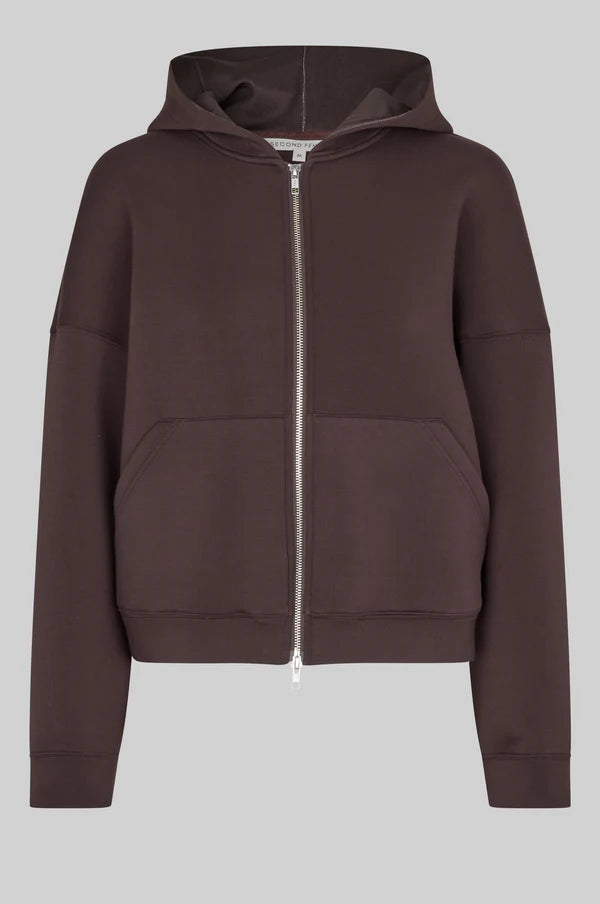 SECOND FEMALE NORTH HOODIE CHOCOLATE PLUM