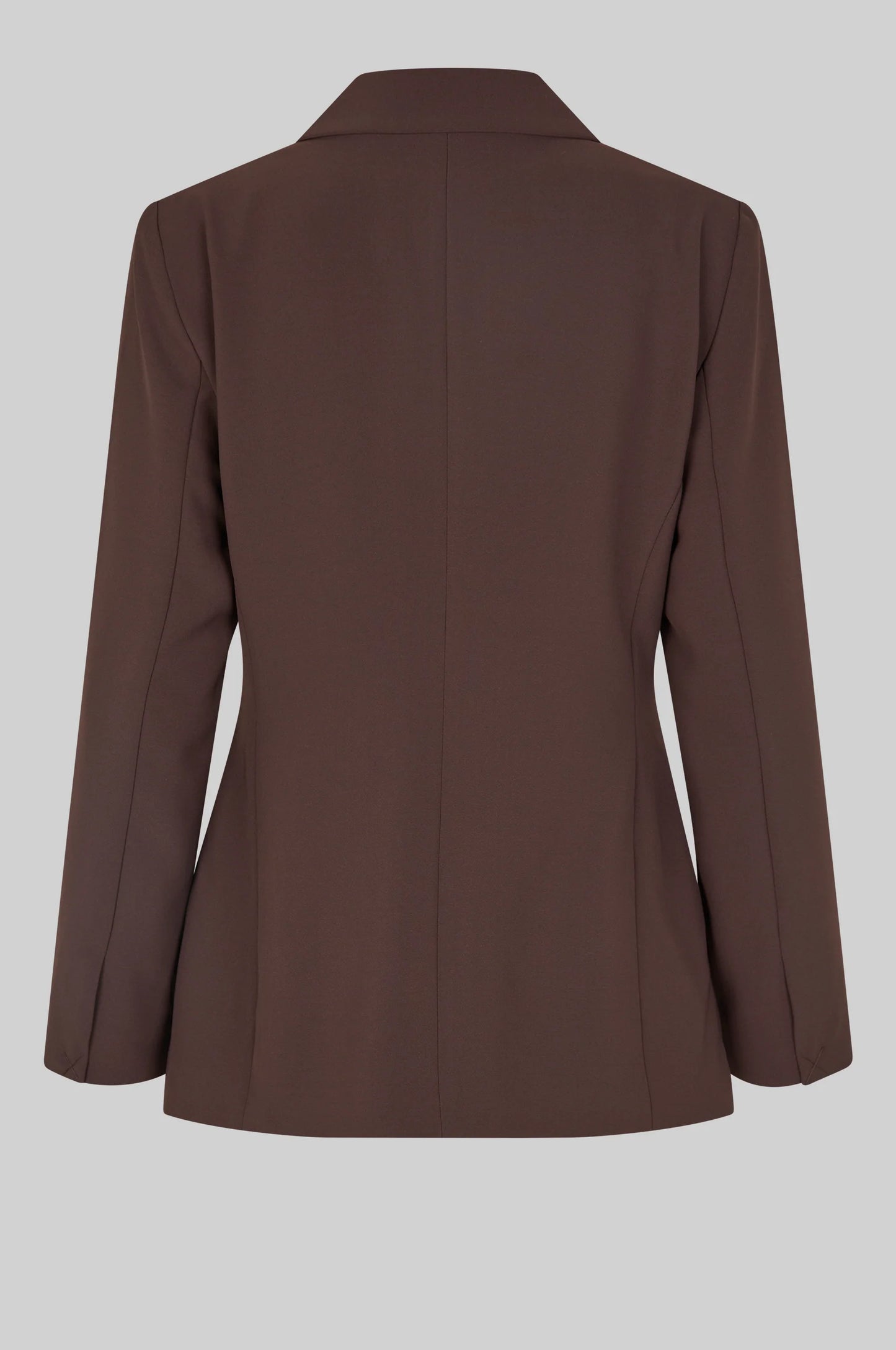 SECOND FEMALE FIQUE FITTED BLAZER CHOCOLATE PLUM