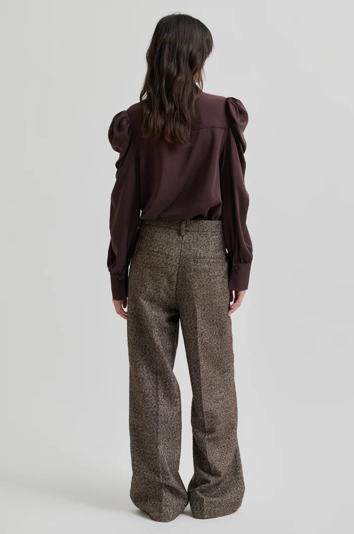SECOND FEMALE SAMANTHA BLOUSE CHOCOLATE PLUM