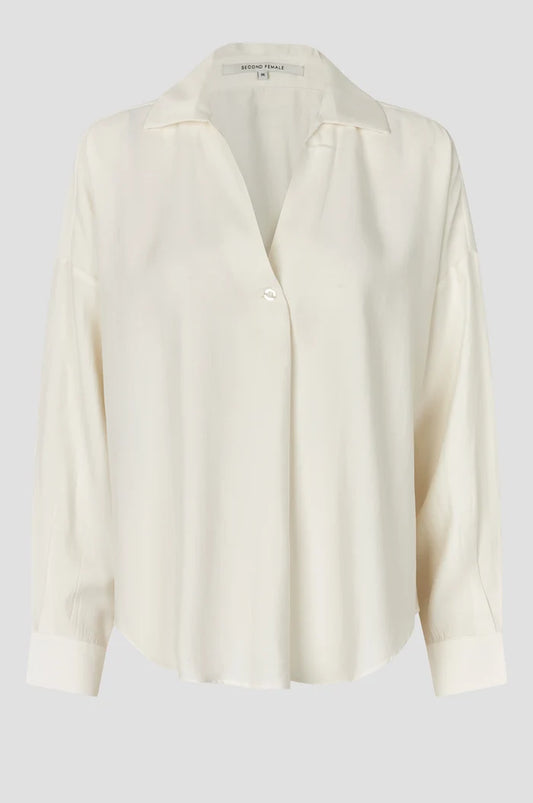 SECOND FEMALE TIMELINE BLOUSE CREAM
