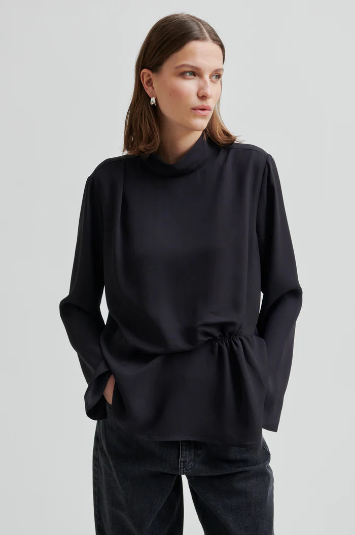 SECOND FEMALE GIARA BLOUSE ZWART