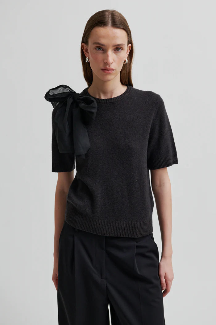 SECOND FEMALE LEARA KNIT ZWART
