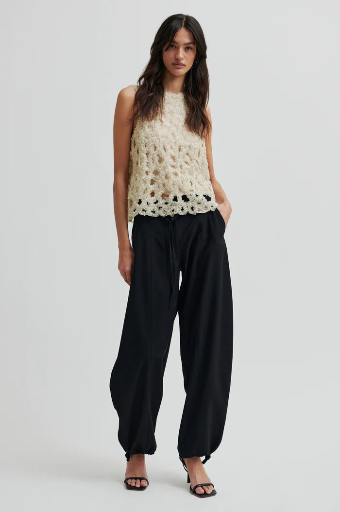 SECOND FEMALE BLINK CARGO TROUSERS BLACK