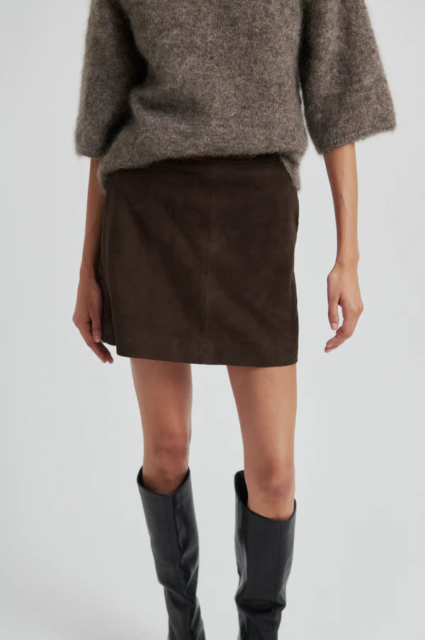 SECOND FEMALE NOORMIE SUEDE SKIRT