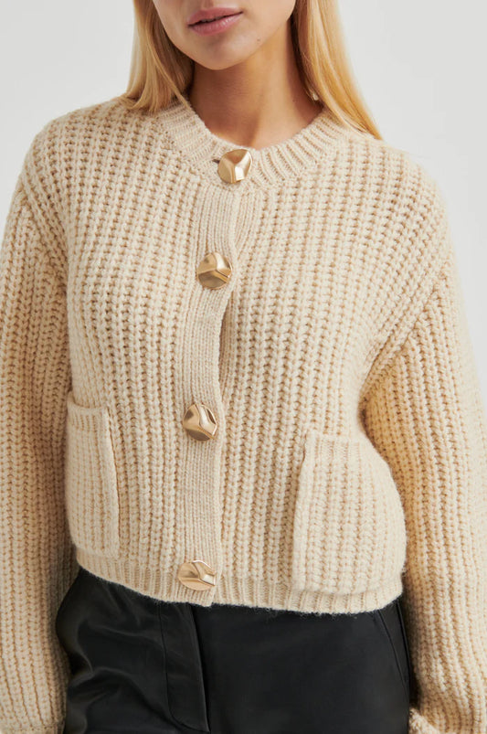 SECOND FEMALE ULRIKKE VEST BEIGE - S. LABELS