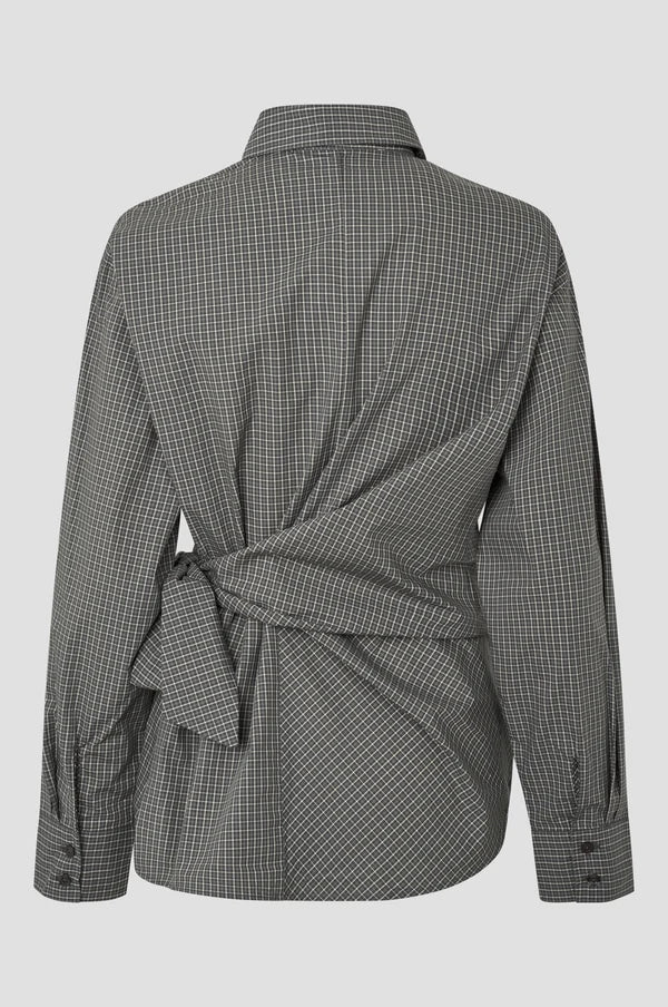 SECOND FEMALE SORIN TIE SHIRT GRIJS
