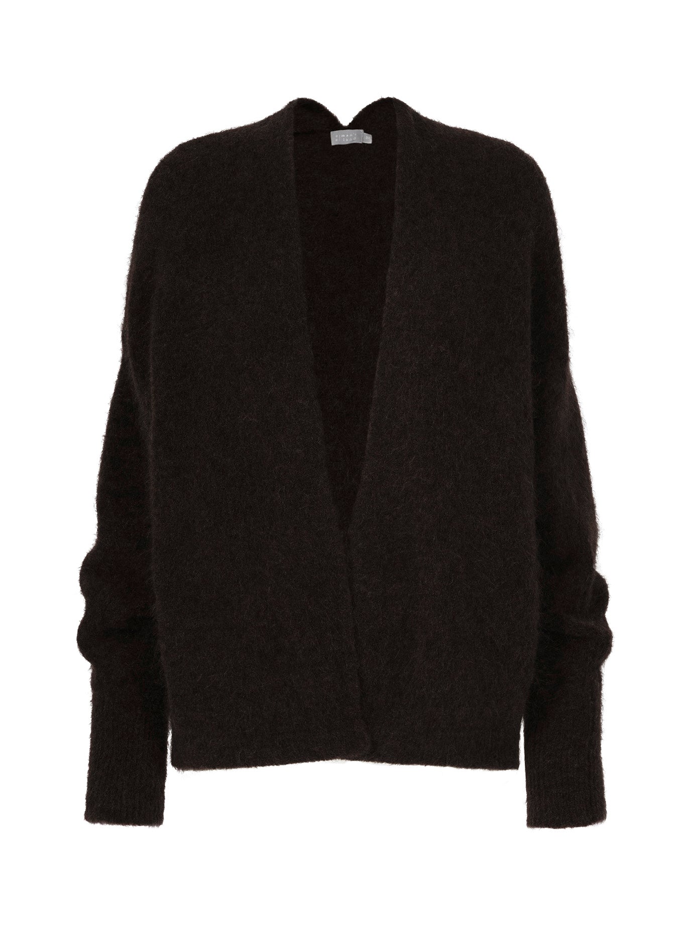 NO MAN'S LAND LOSVALLEND MOHAIR VEST DARK COFFEE