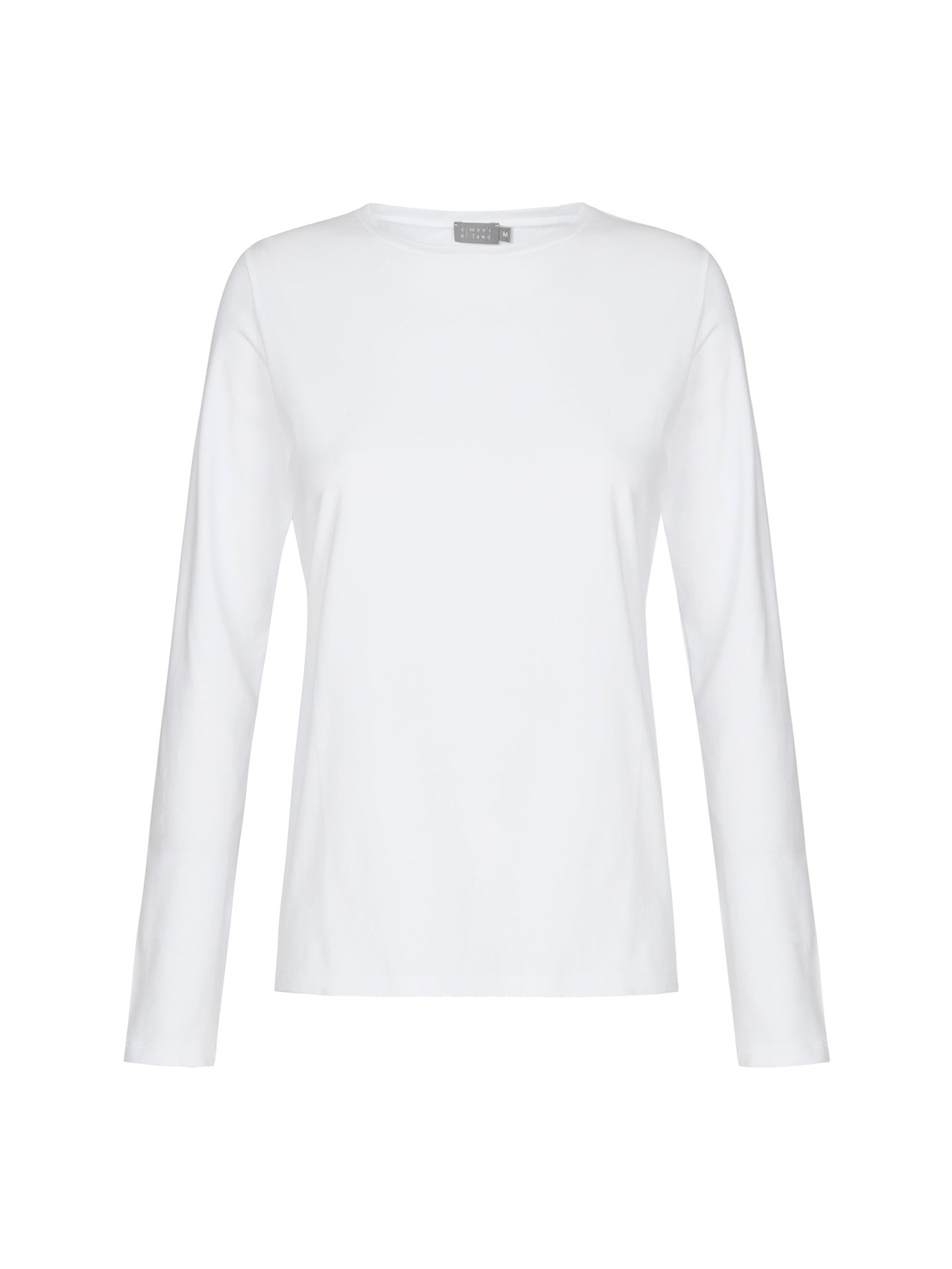 NO MAN'S LAND BASIC TEE LM WIT