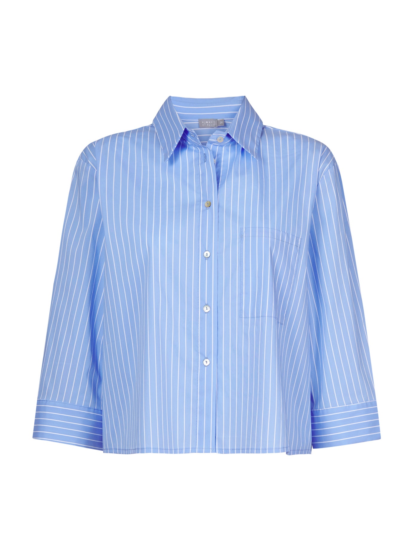 NO MAN'S LAND BOXY GESTREEPTE BLOUSE BLAUW - S. LABELS