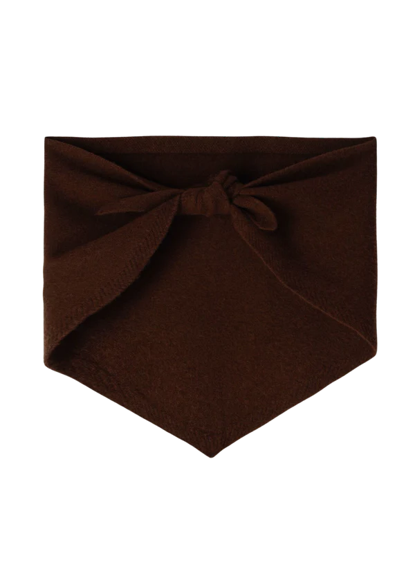 BONNIE STUDIOS WOOL SCARF CHOCO BROWN