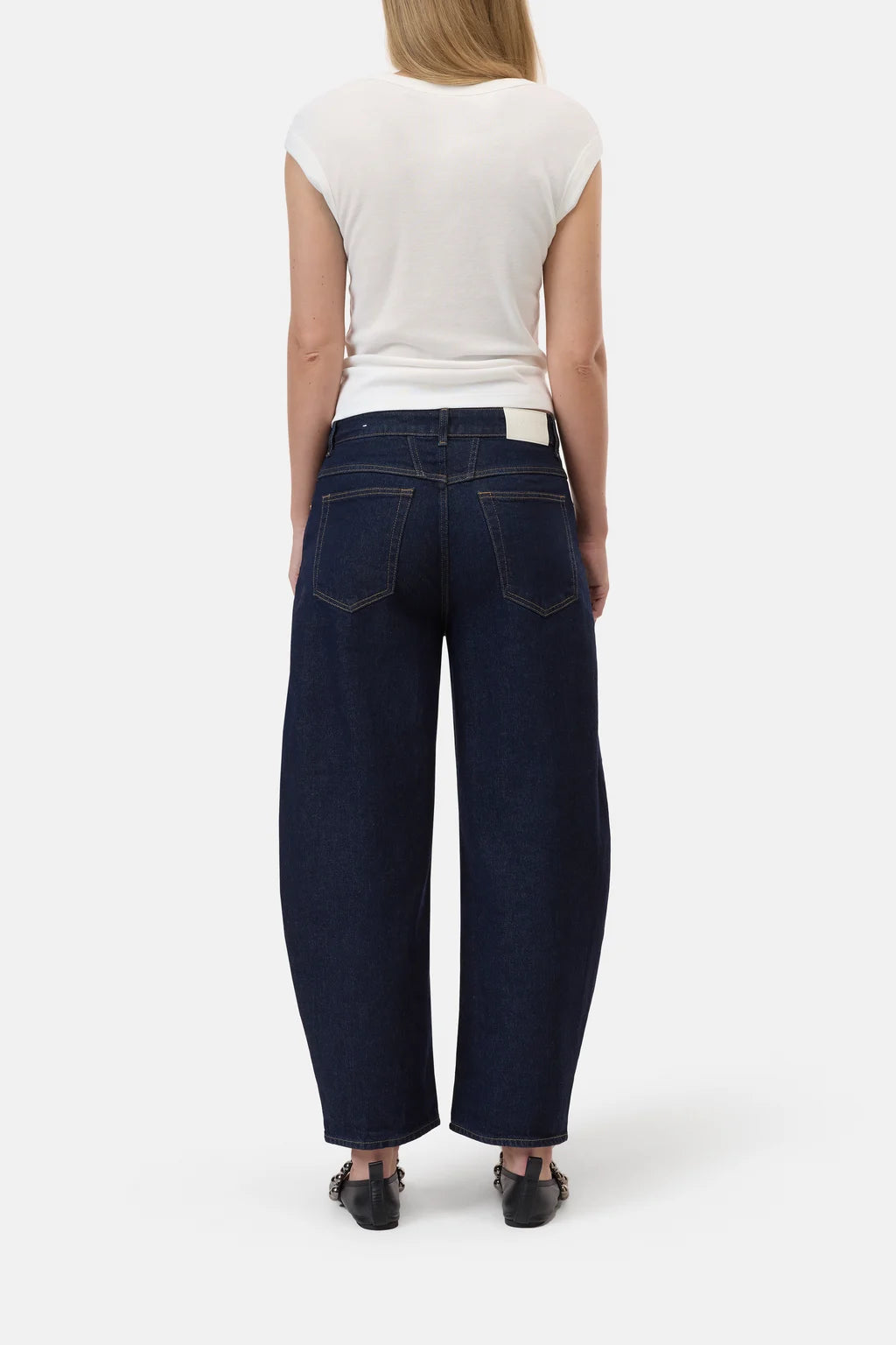 CLOSED JAZZIE BARREL JEANS DARK BLUE