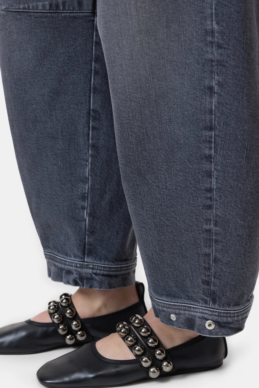 CLOSED RHANNON BARREL FIT DARK GREY