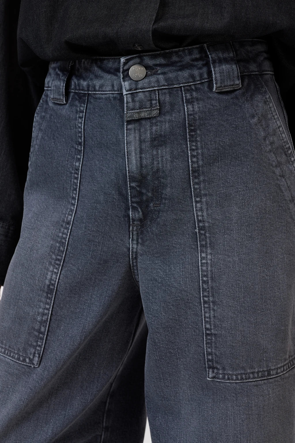 CLOSED RHANNON BARREL FIT DARK GREY
