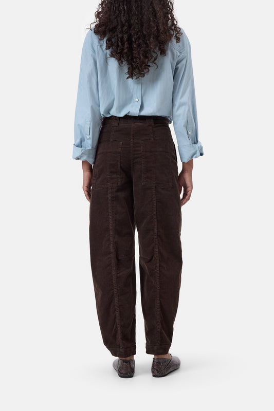 CLOSED RHANNON CORDUROY MAHAGONY BROWN - S. LABELS