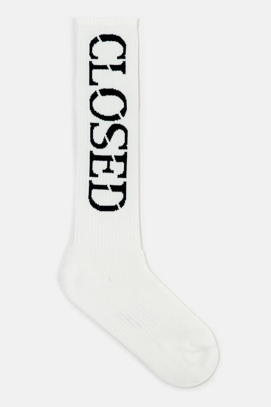 CLOSED KATOENEN LOGO SOKKEN - S. LABELS
