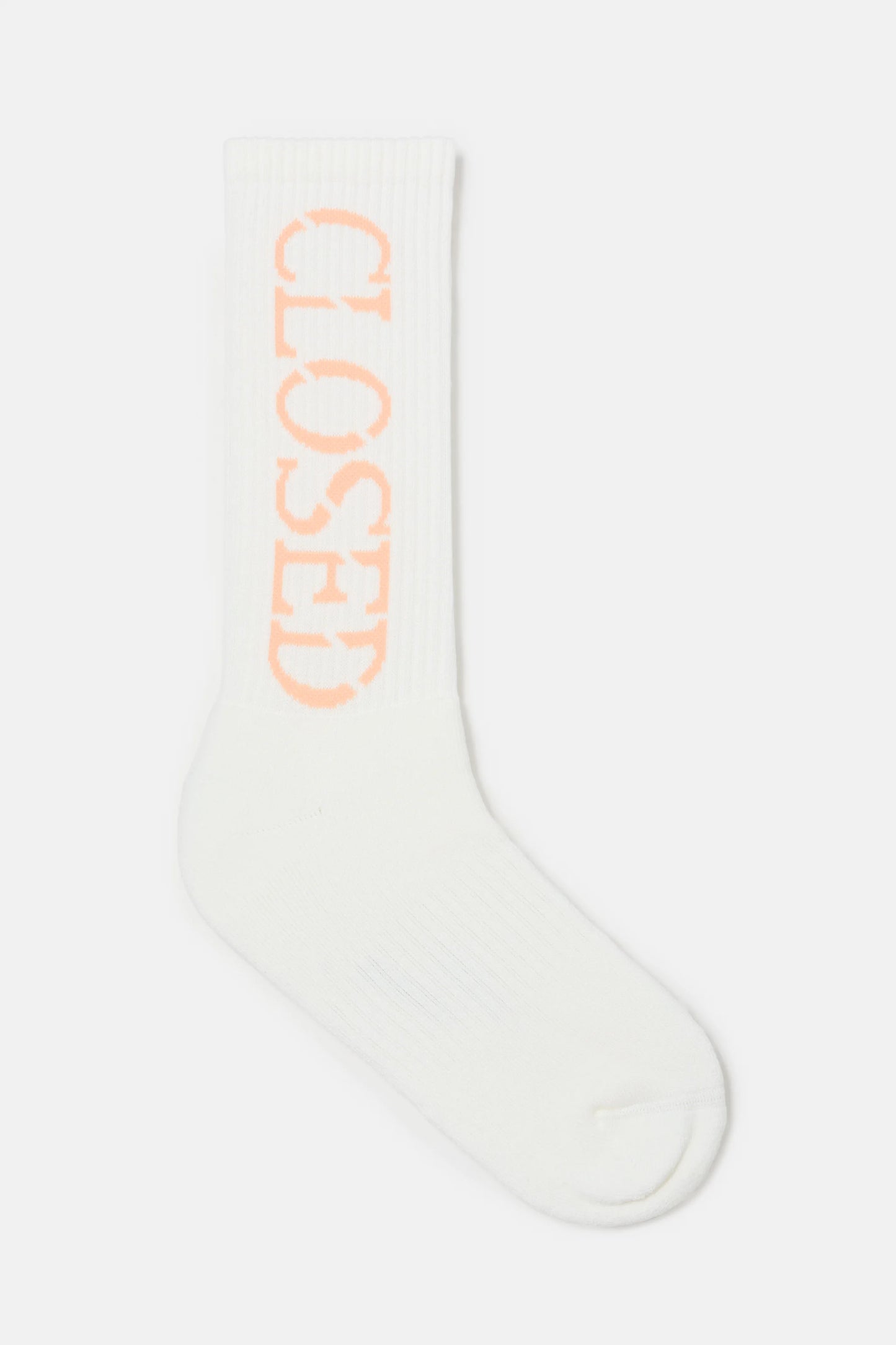 CLOSED LOGO SOCKS SALMON