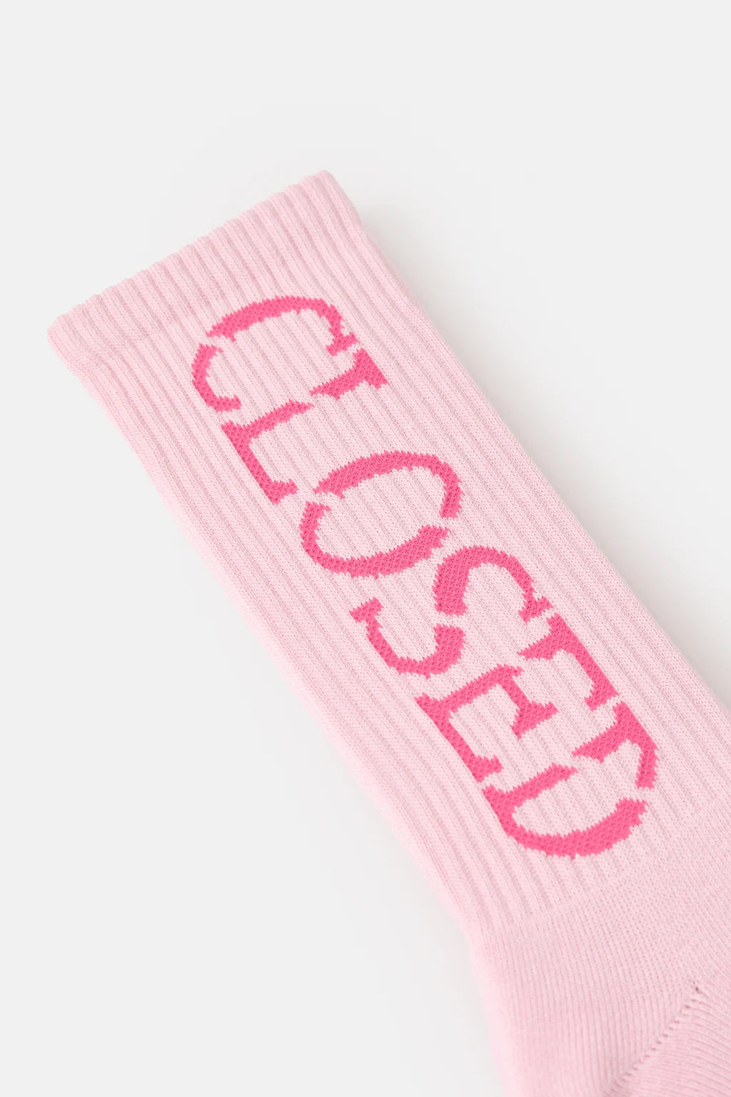 CLOSED LOGO SOKKEN PINK