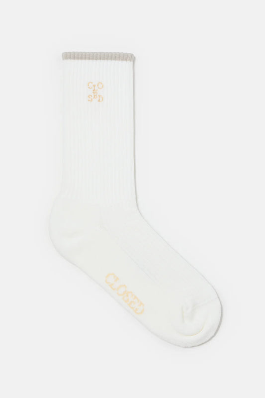 CLOSED SOCKS IVORY - S. LABELS