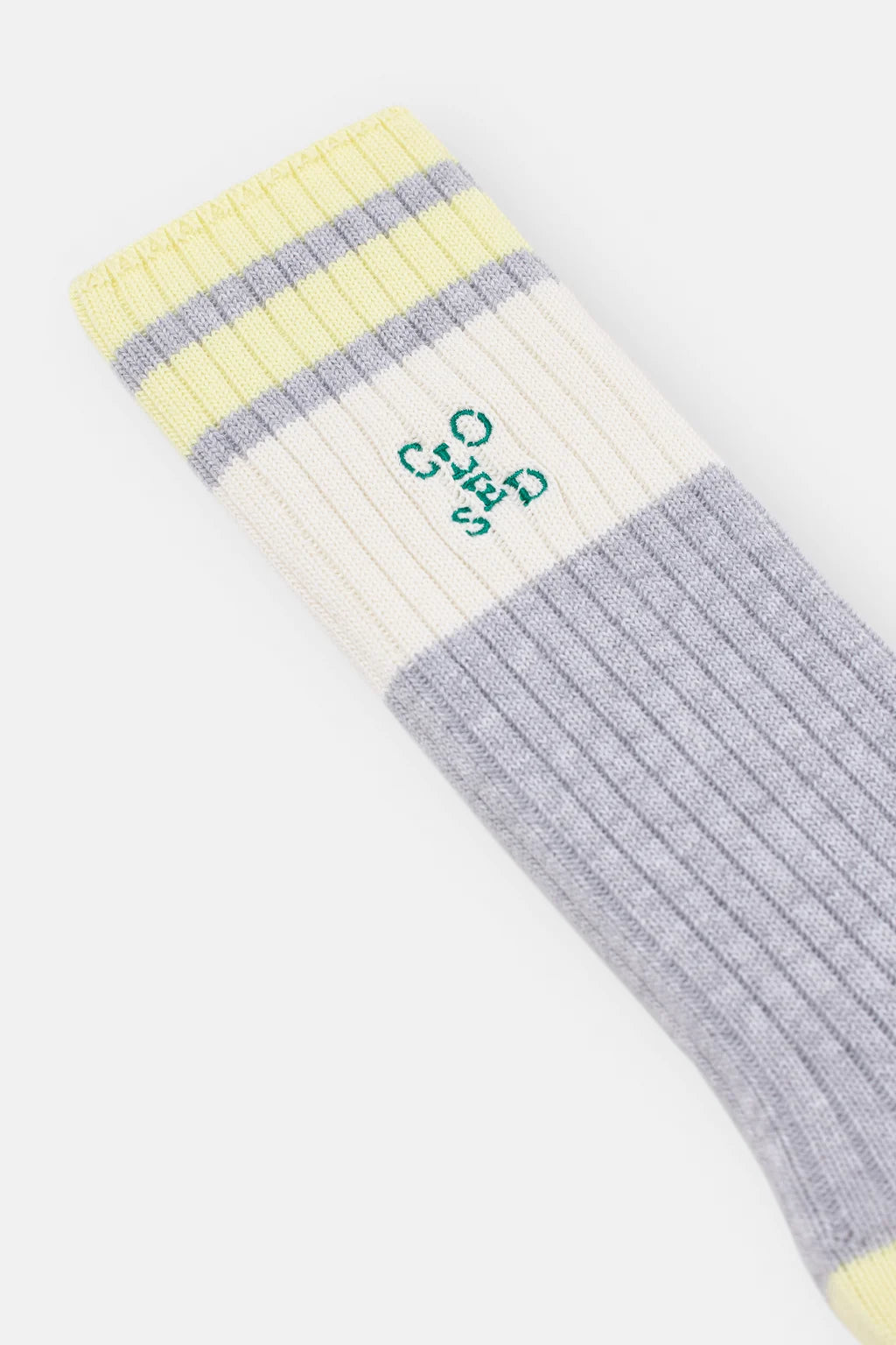 CLOSED RIBBED SOCKS YELLOW