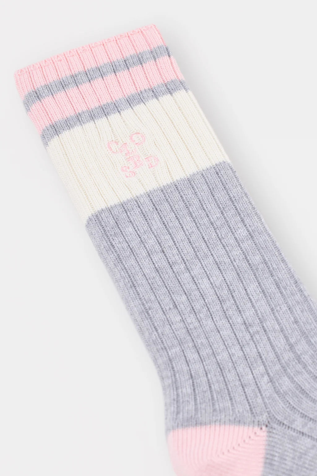 CLOSED RIBBED SOCKS PINK