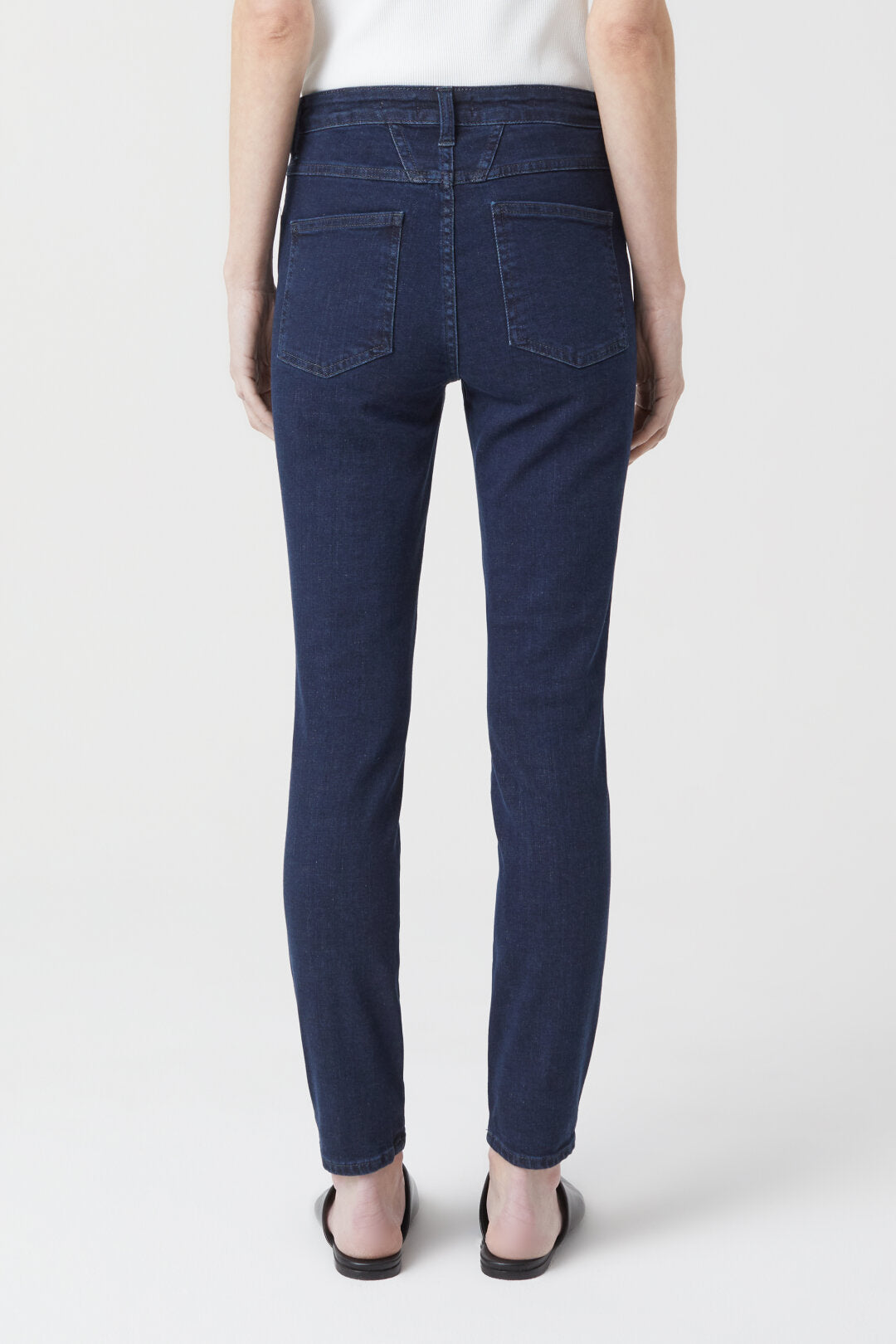 CLOSED SKINNY PUSHER POWER STRETCH DARK BLUE - lengtemaat - S. LABELS