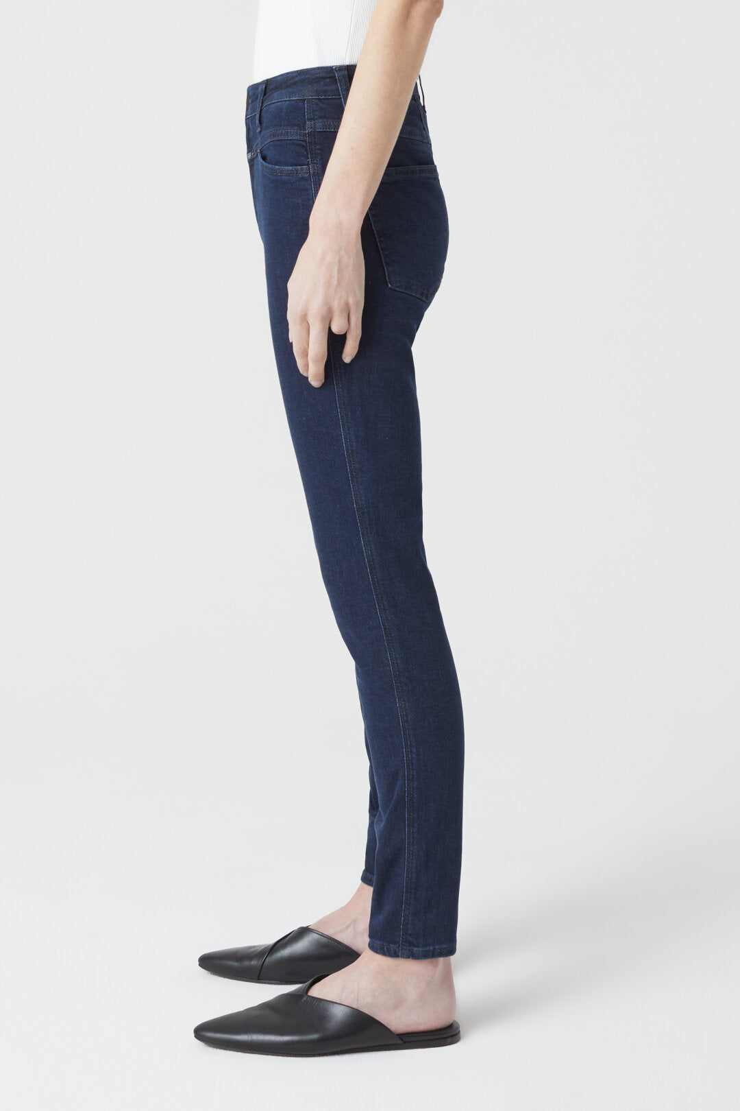 CLOSED SKINNY PUSHER POWER STRETCH DARK BLUE - lengtemaat - S. LABELS