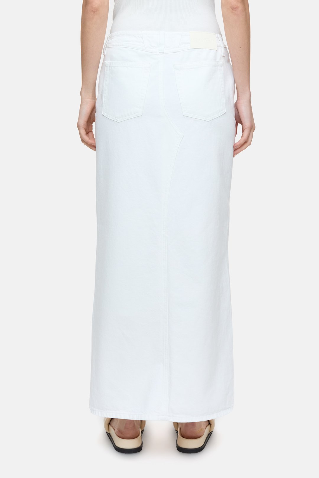 CLOSED MAXI ROK WHITE - S. LABELS