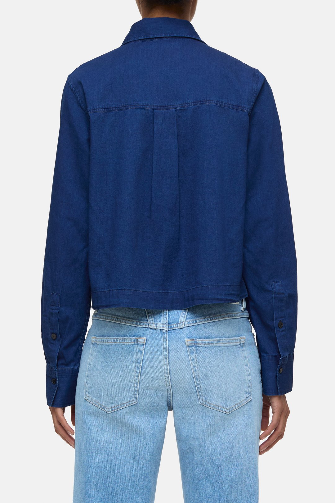 CLOSED CROPPED BLOUSE DENIM - S. LABELS