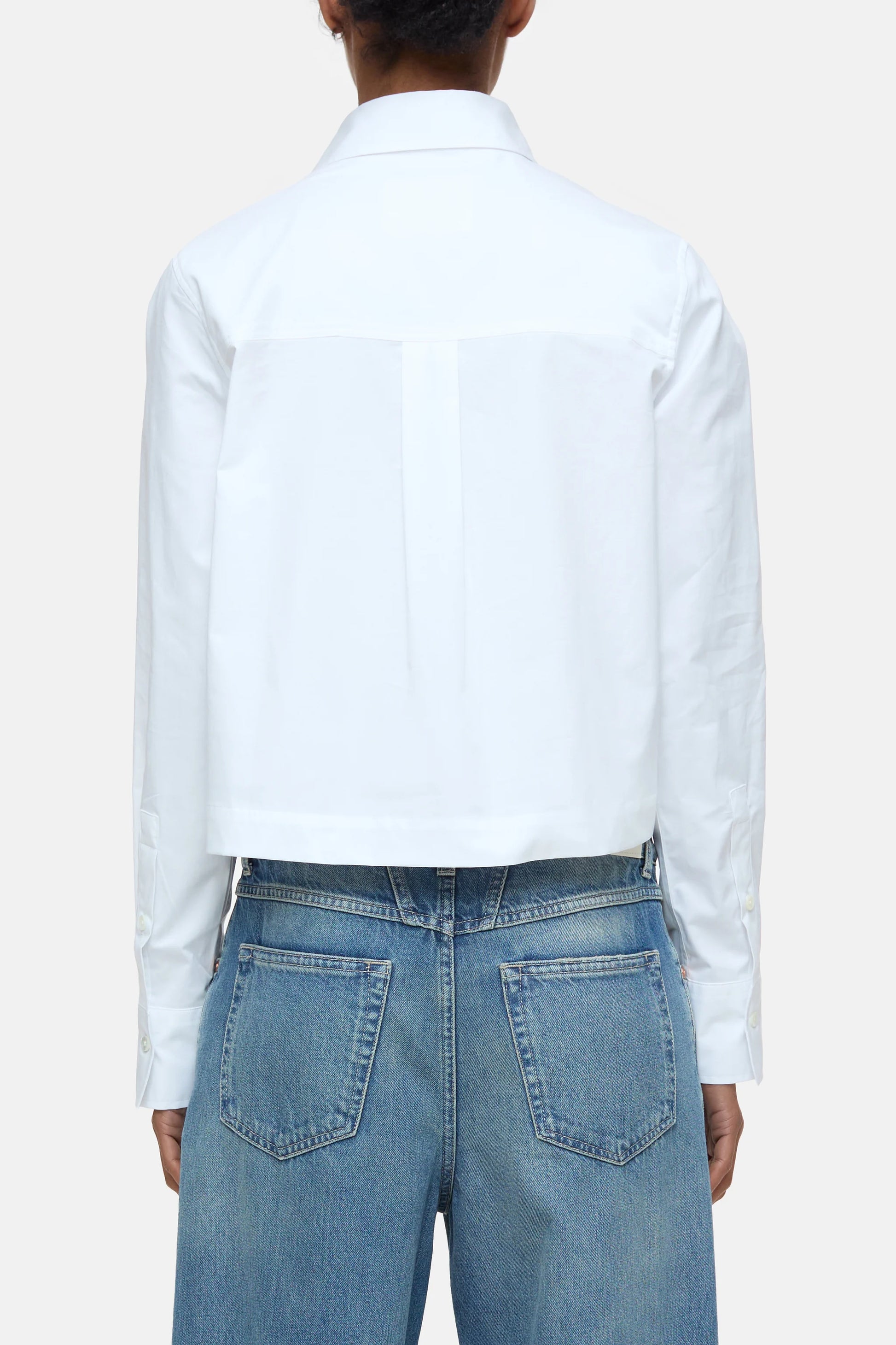 CLOSED CROPPED BLOUSE WIT - S. LABELS