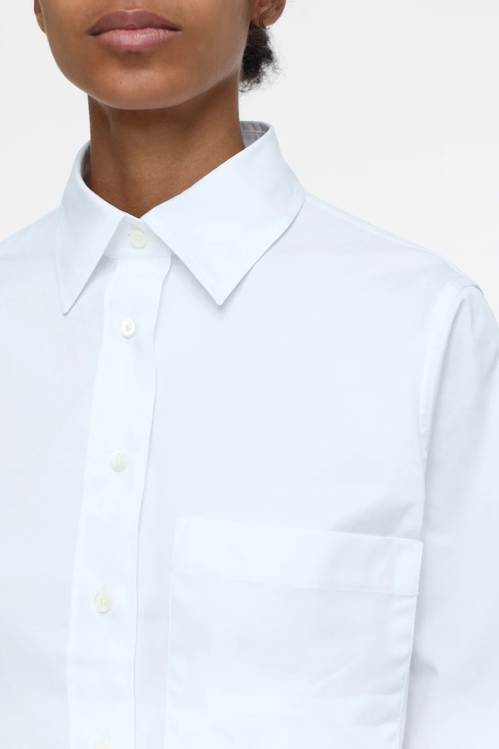 CLOSED CROPPED BLOUSE WIT - S. LABELS