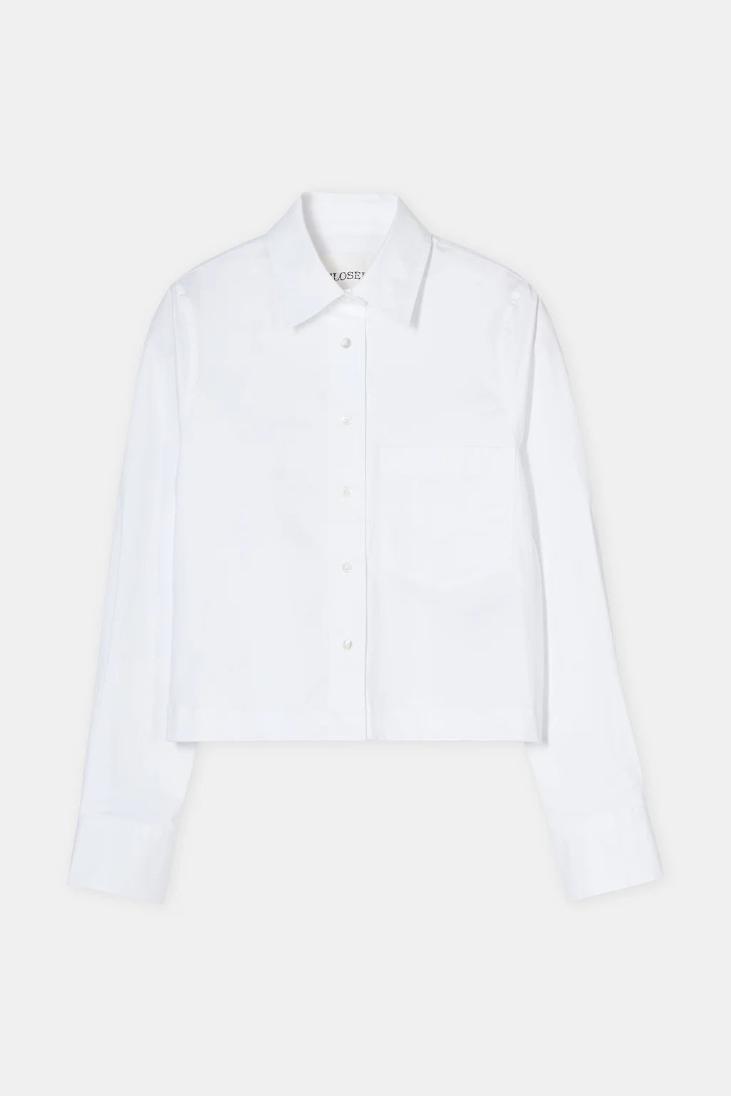 CLOSED CROPPED BLOUSE WIT - S. LABELS