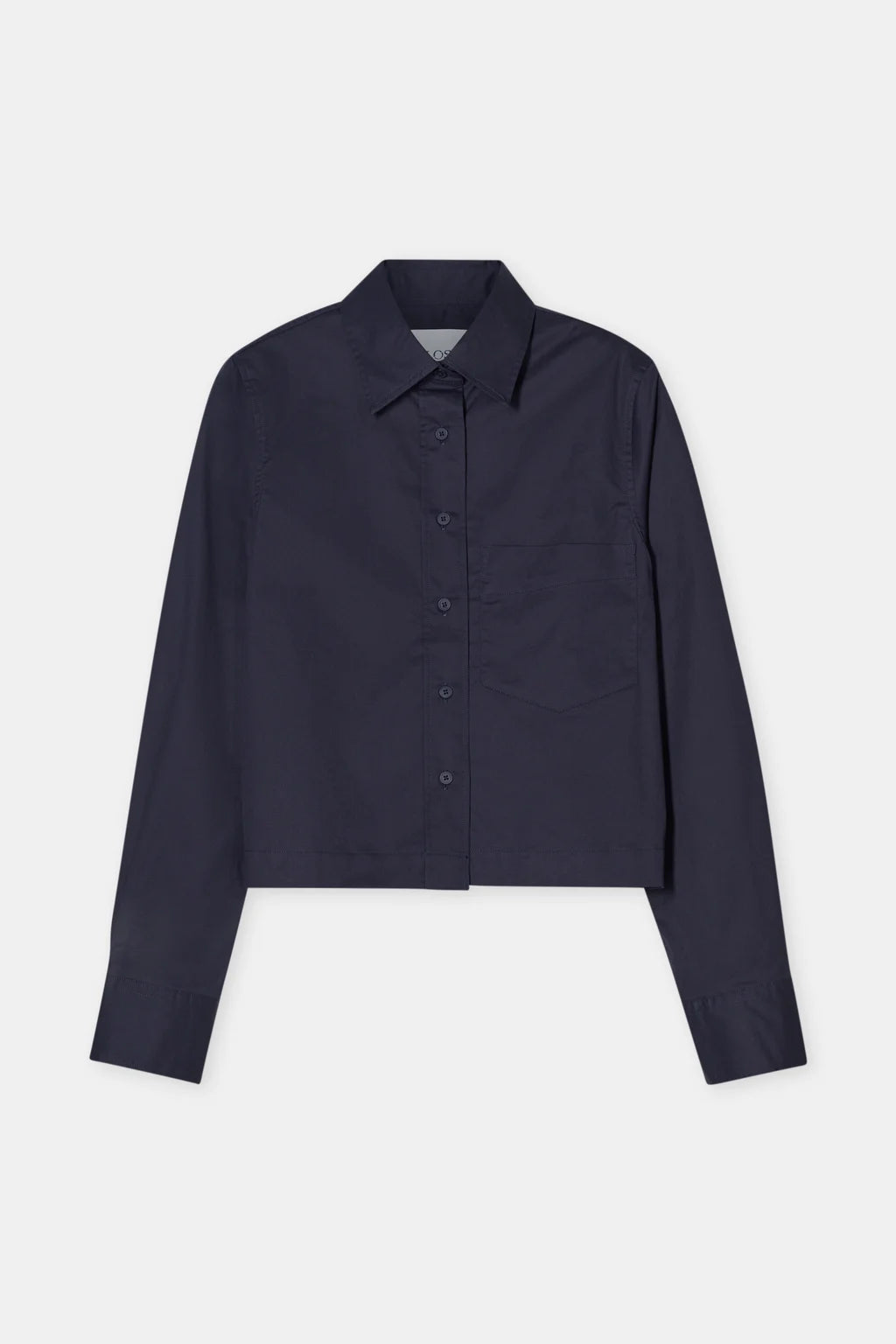 CLOSED CROPPED BLOUSE DARK NIGHT