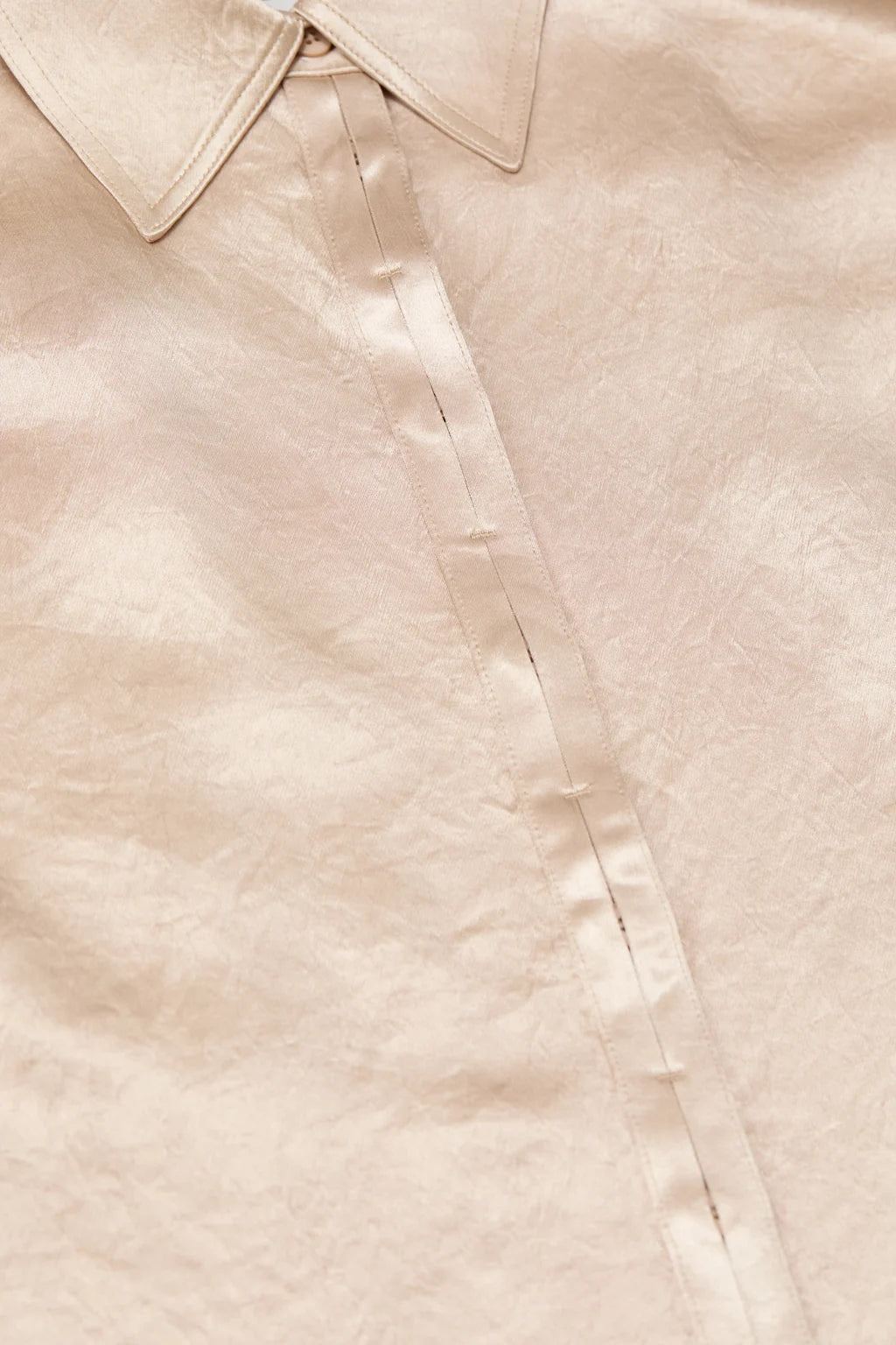 CLOSED GESTRUCTUREERDE SATIJNEN BLOUSE - S. LABELS