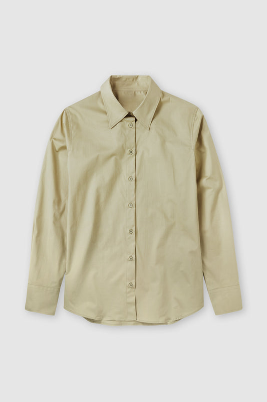 CLOSED SLIM FIT BLOUSE SAGE - S. LABELS