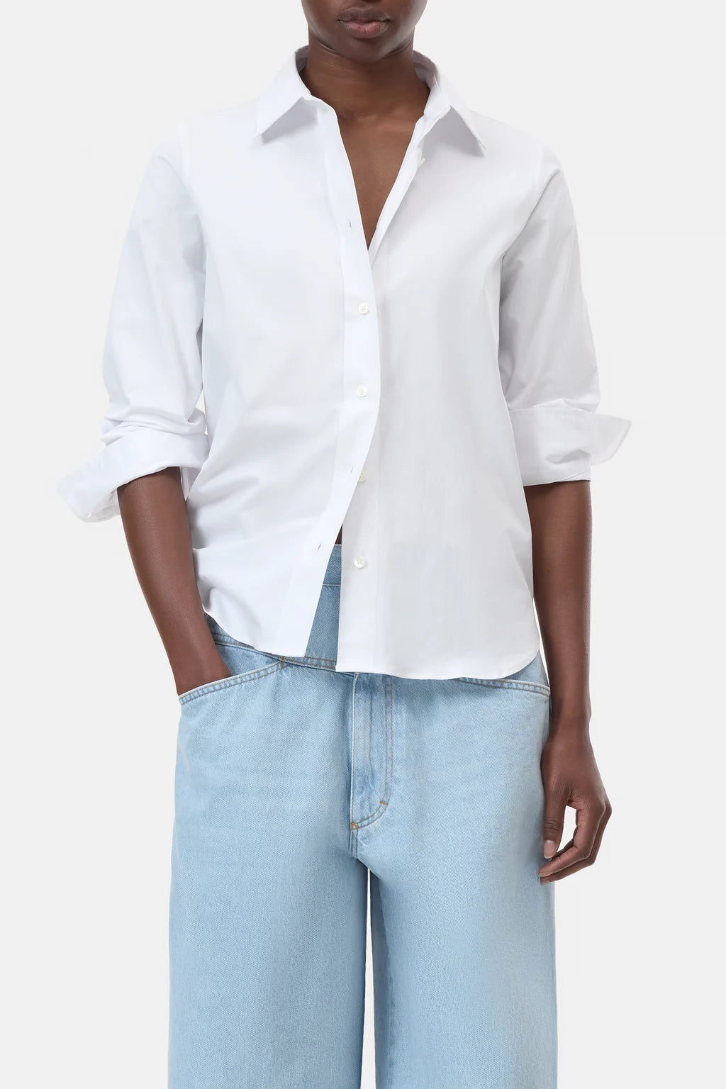 CLOSED BLOUSE MET STRIK WIT