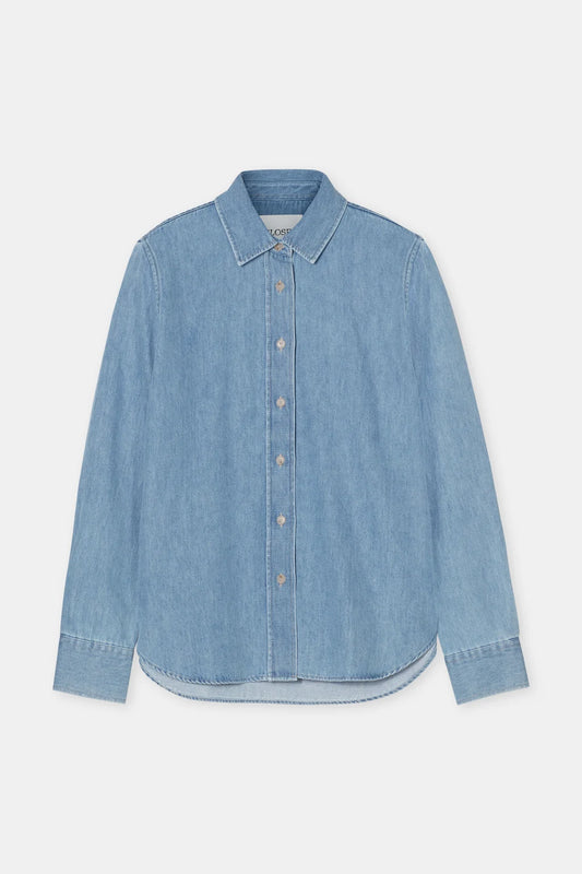 CLOSED LIGHT DENIM HEMD