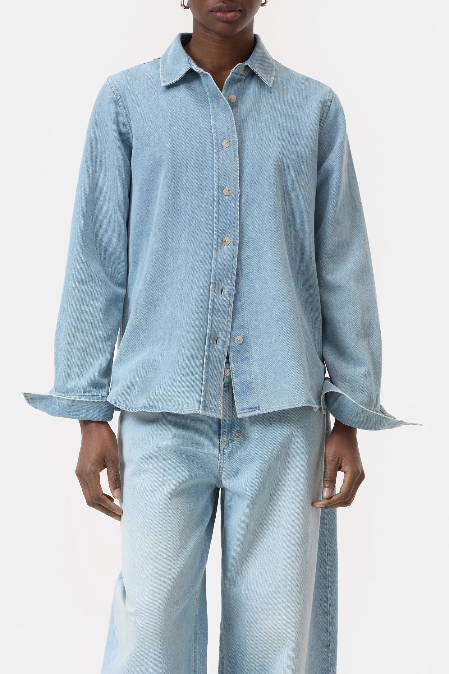 CLOSED LIGHT DENIM HEMD