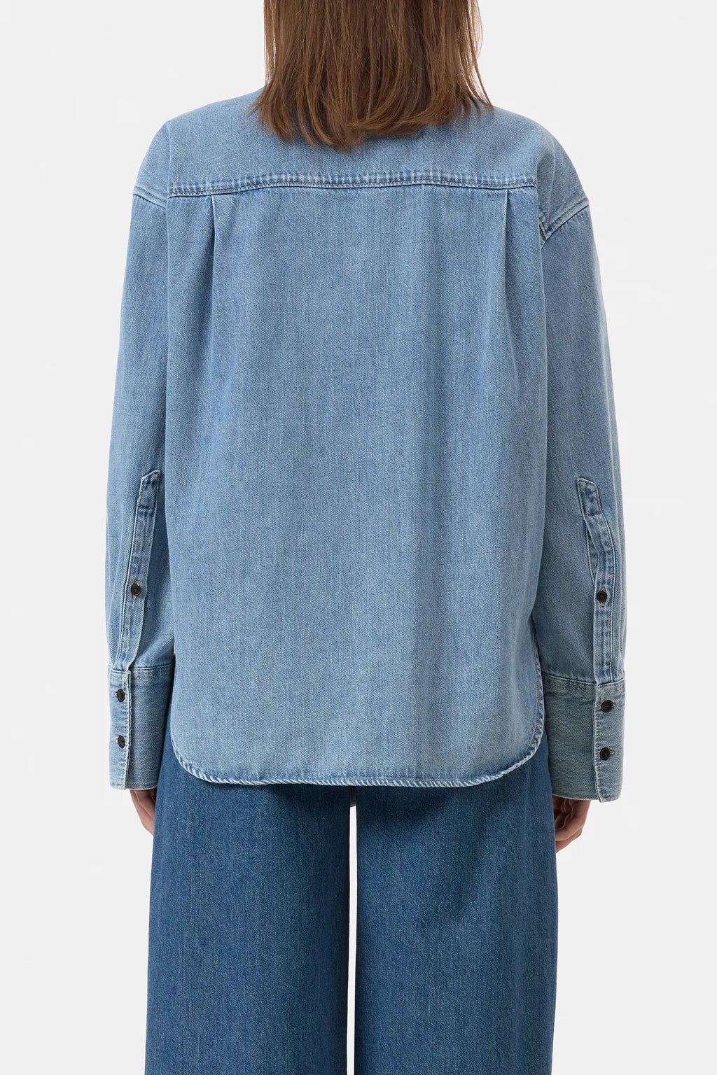 CLOSED DENIM SCARF SHIRT